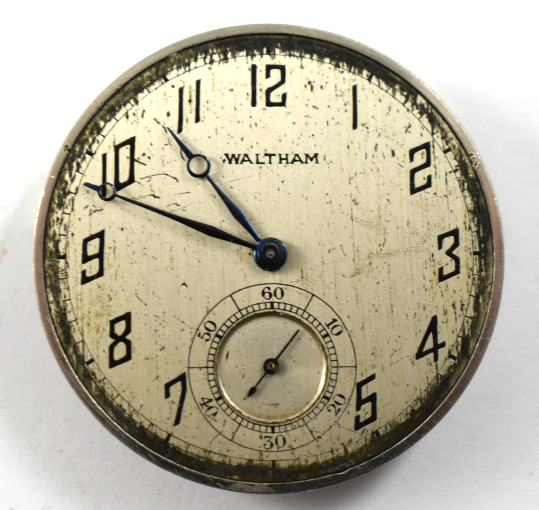 Vintage Waltham Grade 225 12s 17J OF Pocket Watch Movement lot.wa