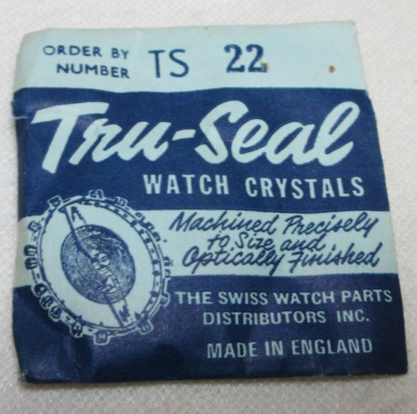 TRU-SEAL WATCH CRYSTAL TS 22 WATCHMAKER REPLACEMENT PART #238