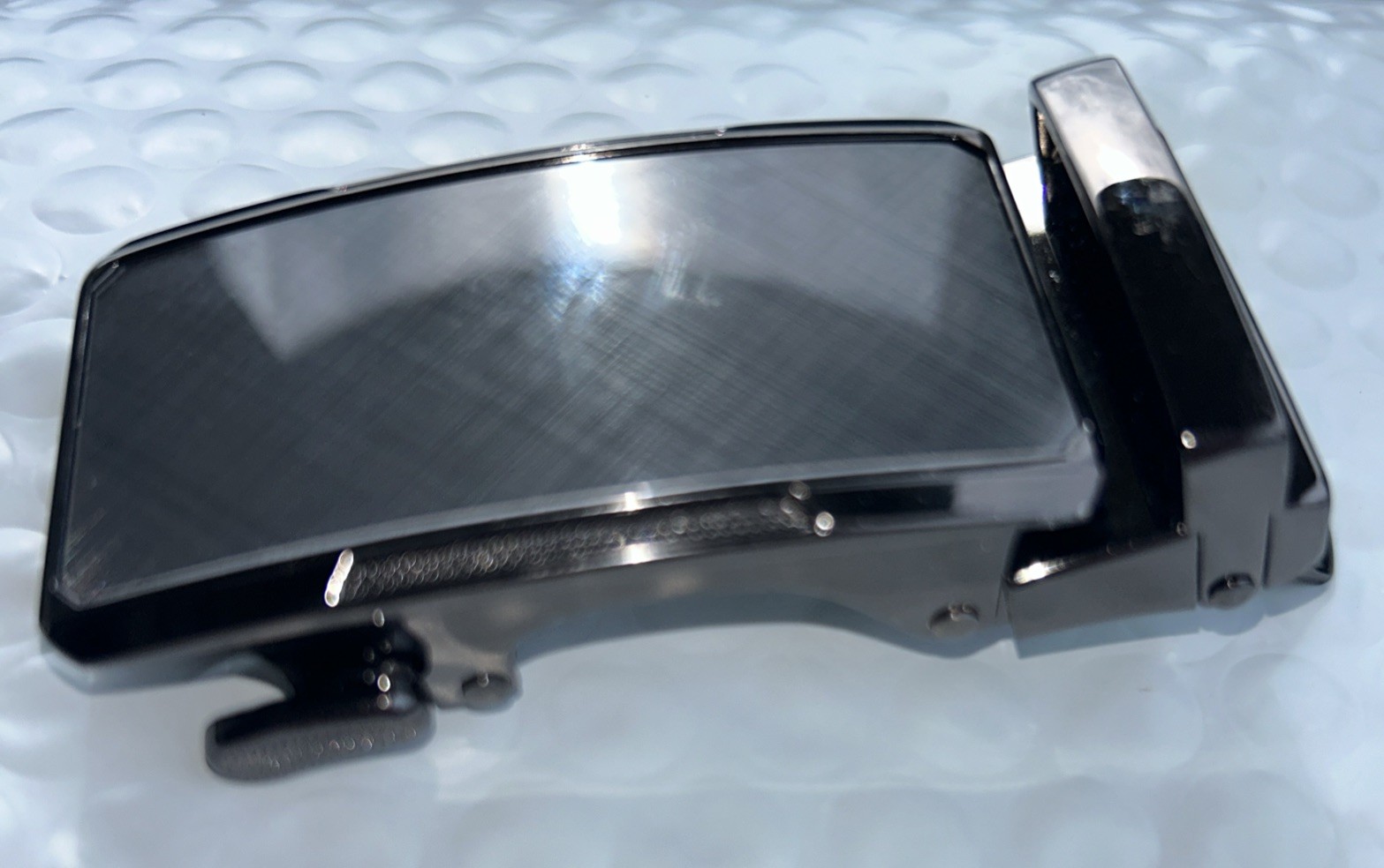 CHAOREN Ratchet Belt Buckle Only for 1 3/8 Slide Belt Strap, Automatic Gun Metal