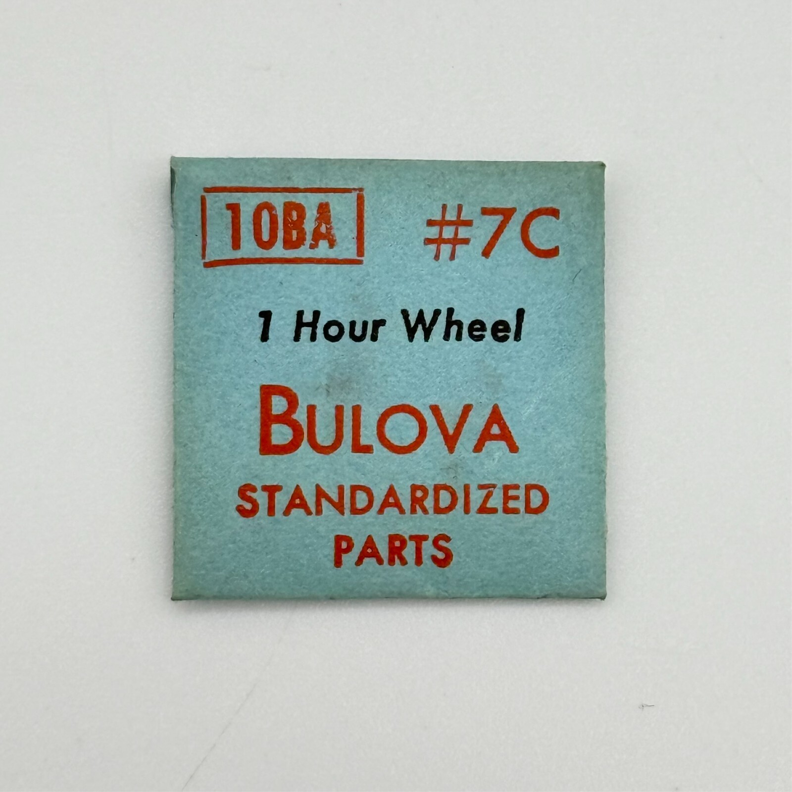 NOS Genuine BULOVA Standardized Caliber 10BA Part Number 7C, 1 Hour Wheel