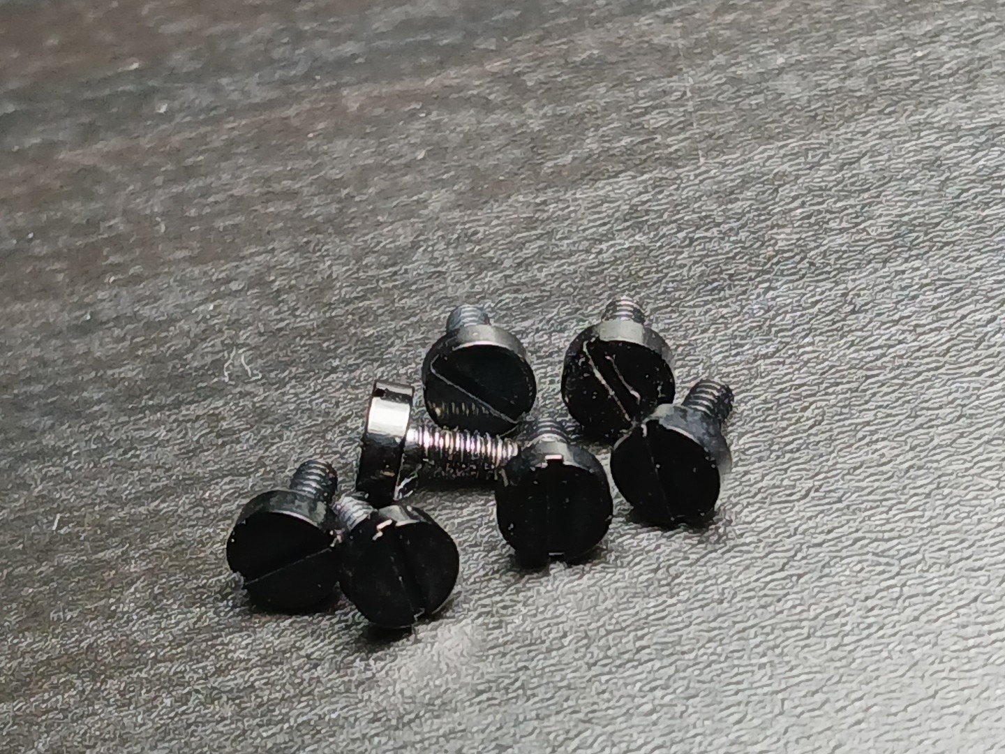 7 REPLACEMENT CASE FACE FRONT COVER SCREW FOR BELL & ROSS BLACK STEEL