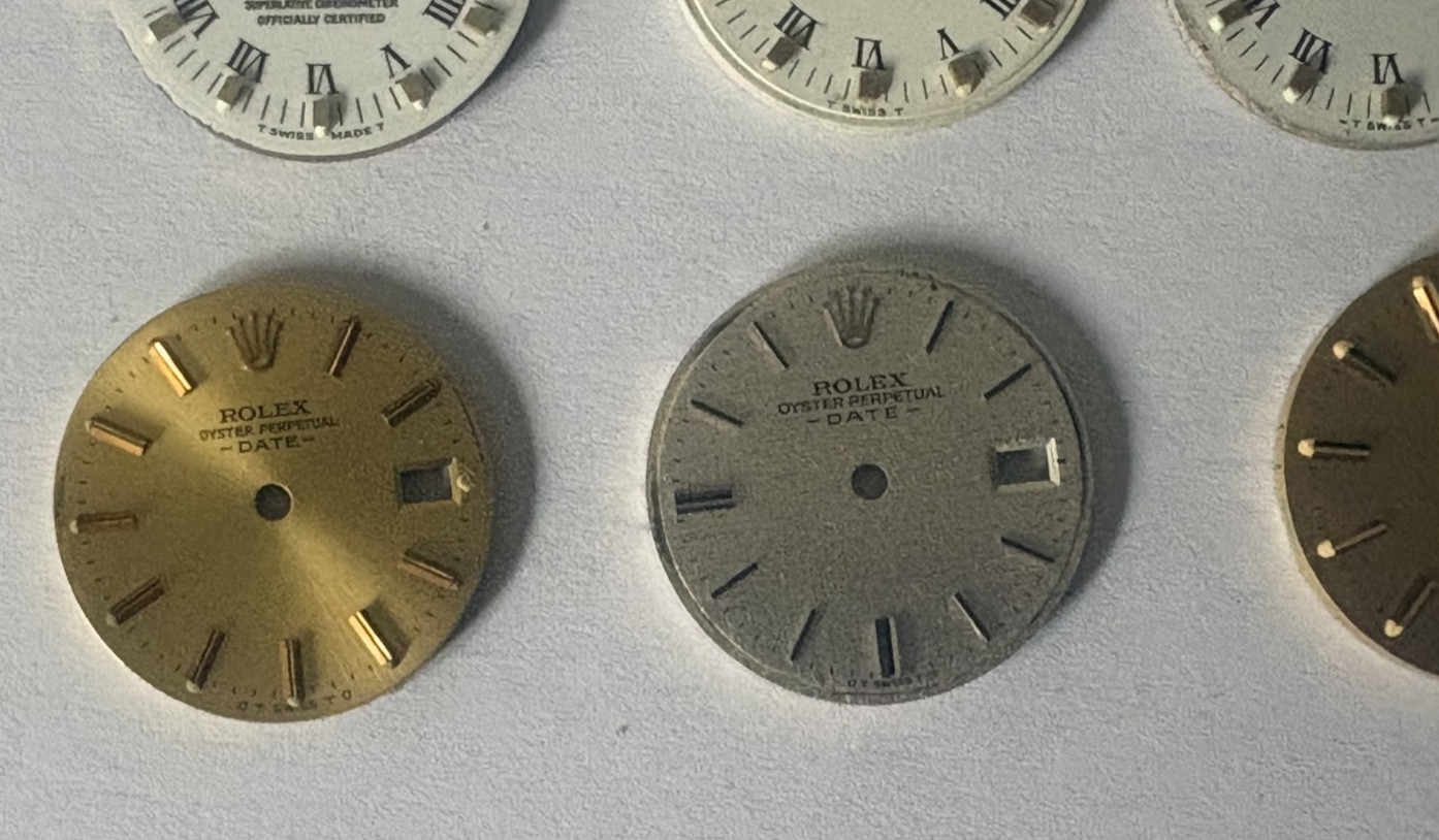 Rolex Date 26mm Dials x 18, All 100% Genuine
