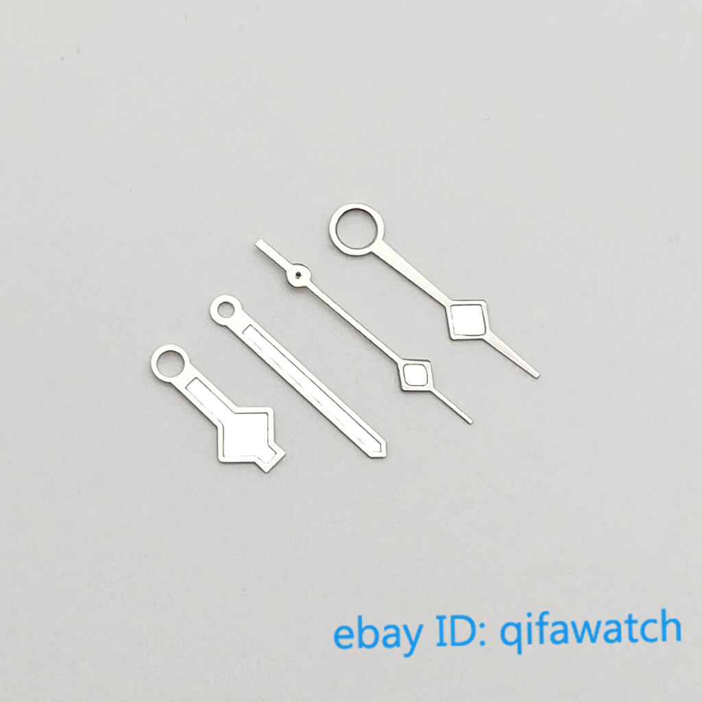 Green Luminous sterile silver/rose gold/gold GMT Watch hands Fit NH34 Movement