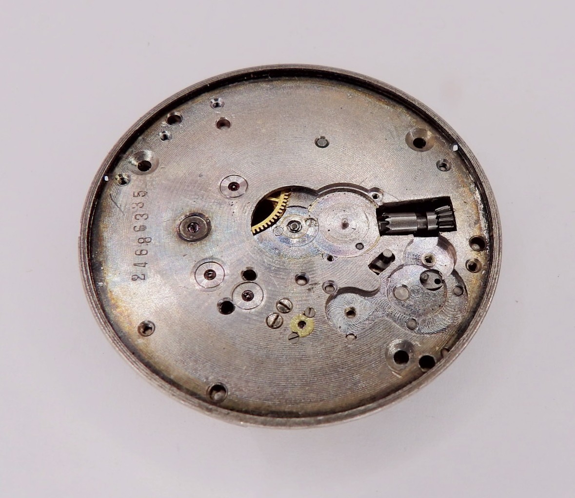 0544-51 Elgin Grade 345 Size 12s 17Jewel Serial # 24686335 Pocket Watch Movement