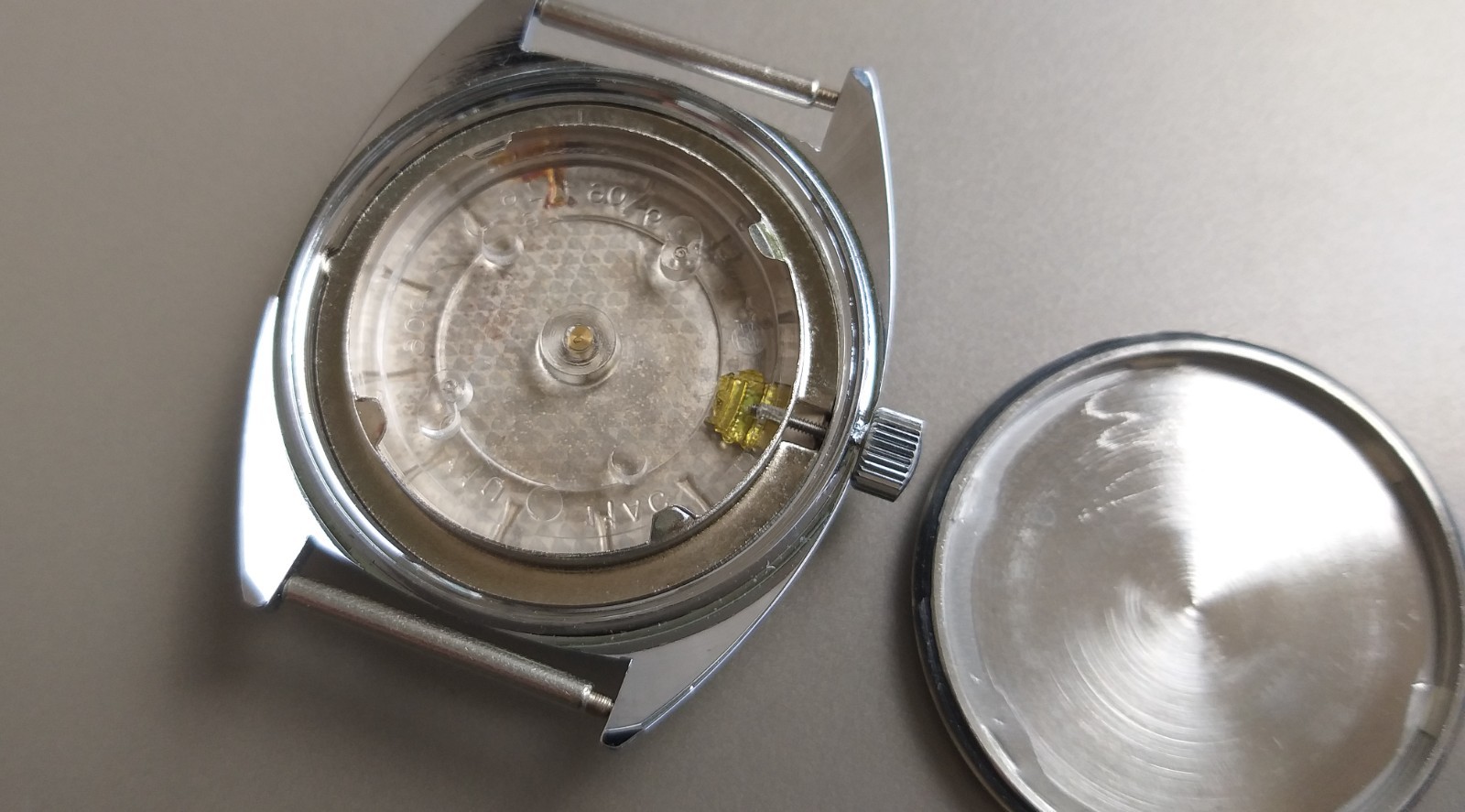 Fontainemelon FHF 974 Swiss Case and Texture Dial 1970’s 35mm NOS Part