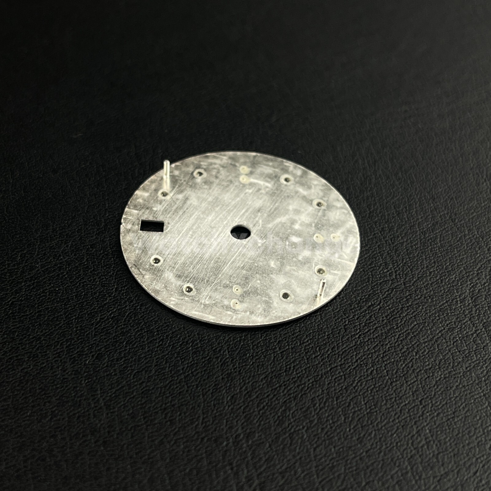 28.5mm Black & Orange Watch Dial for SEIKO NH35 Watch Movement Parts