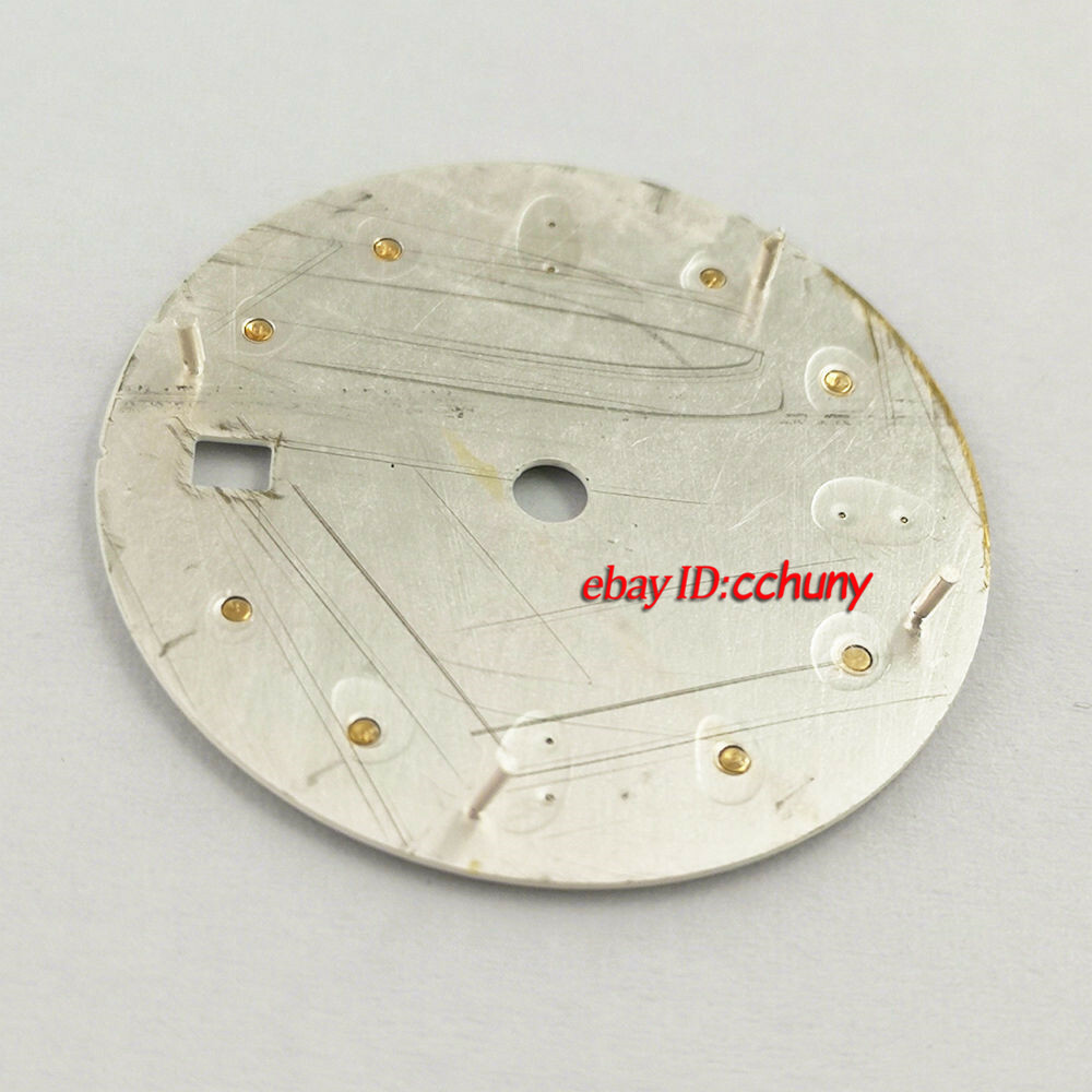 Blue Luminous 29mm sterile watch Dial with Hands fit ETA 2836 2824 Movement