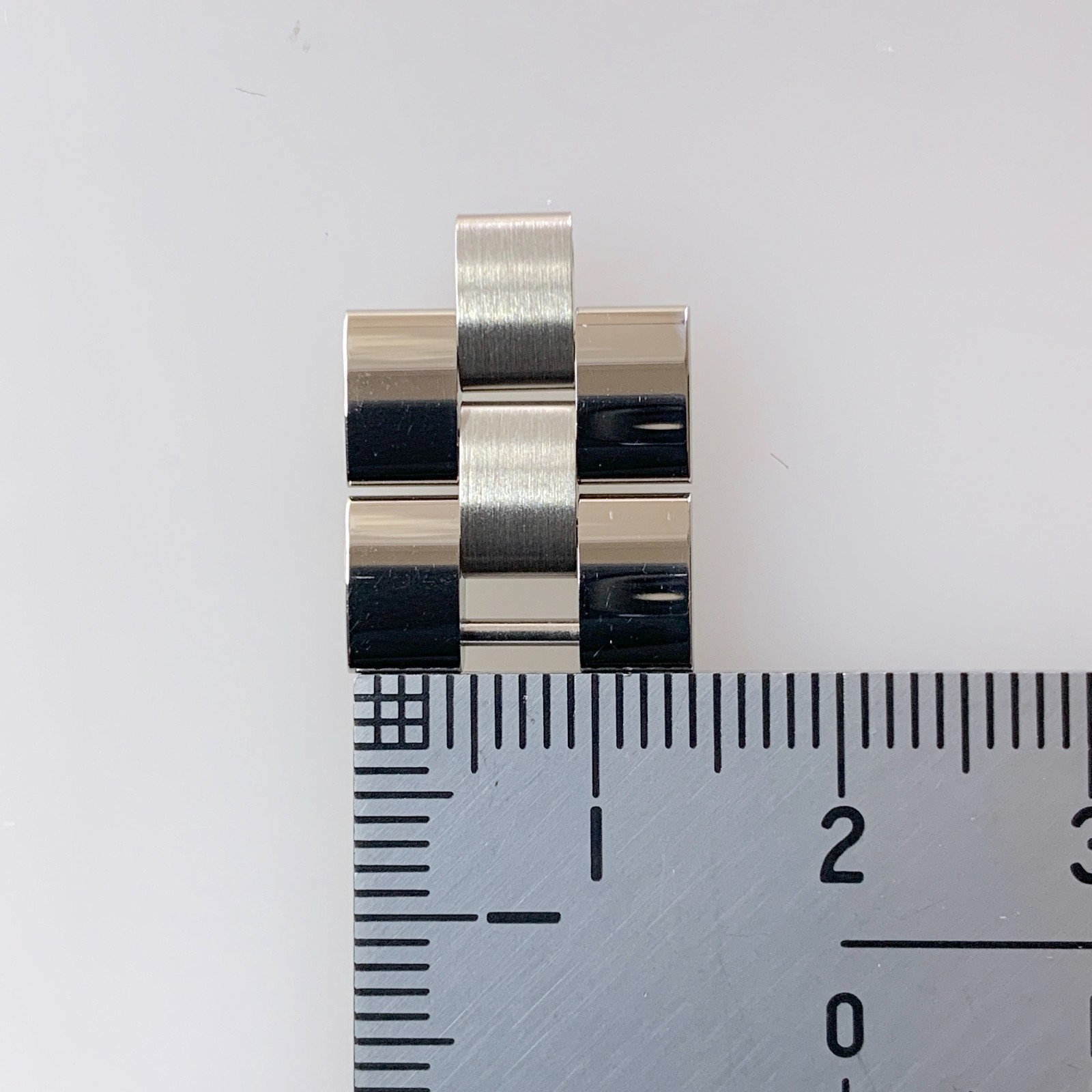 Genuine Cartier Watch Band Bracelet Roadster 4P Link 14 mm Stainless Steel