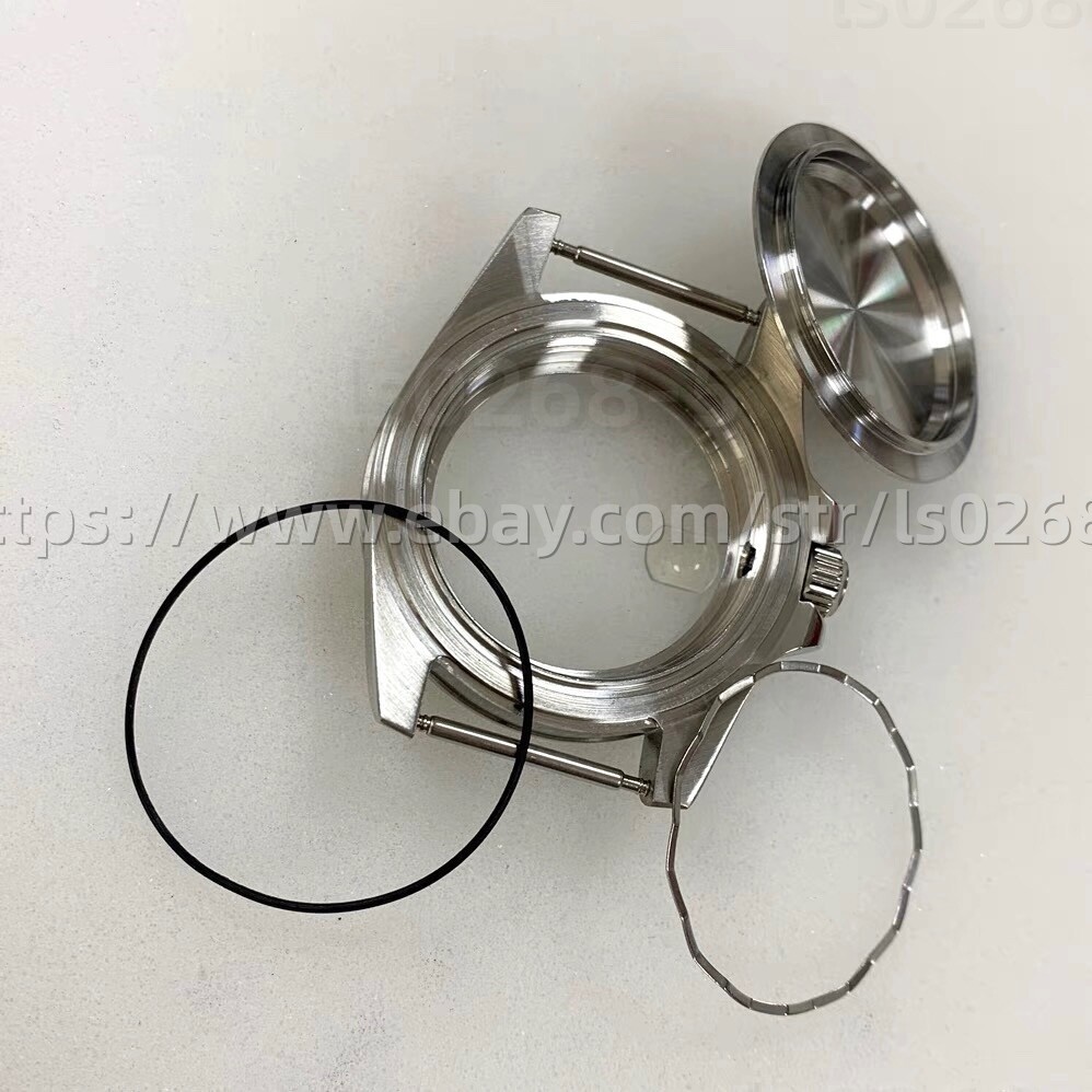 39mm Stainless Steel Calendar Sapphire Glass Solid Watch Case For NH35/36ETA2836