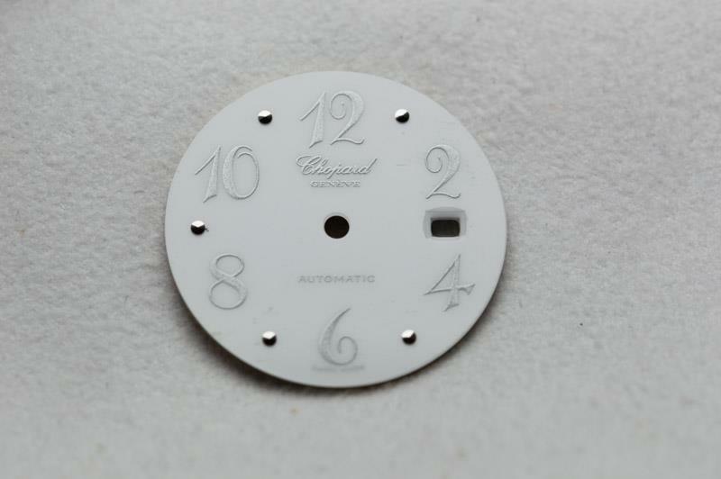 Chopard White Enamel Chopard Geneve Wristwatch Dial – 23.6mm Q WC103170