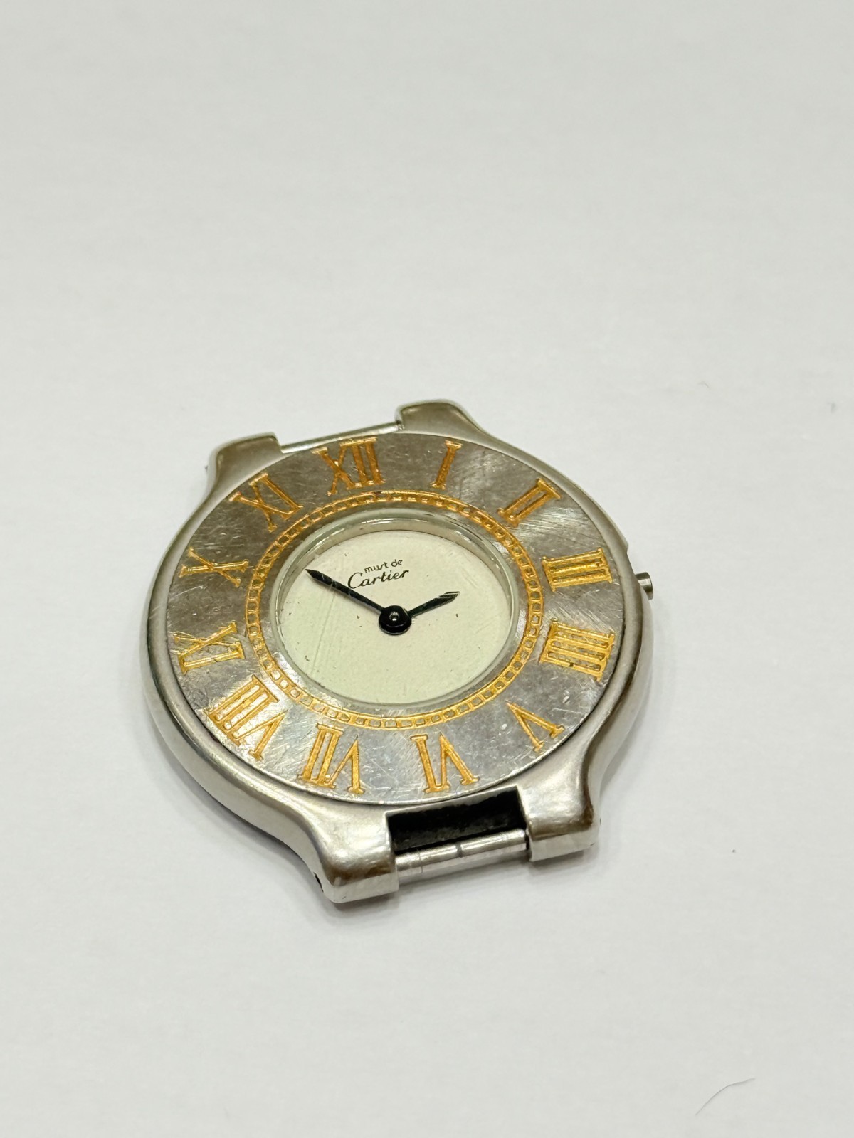 Must De Cartier Quartz Cal.81 Swiss Made Selling For Parts Genuine Swiss Made