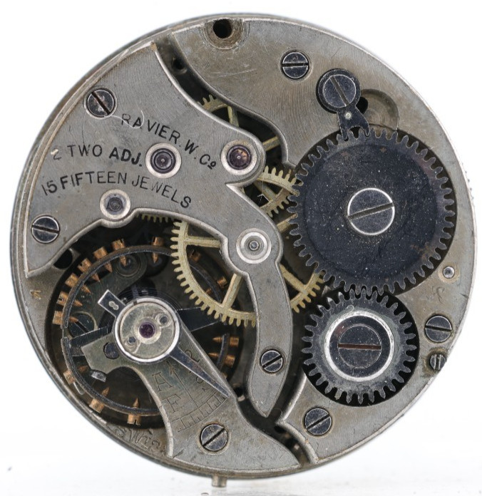 RAVIER W.CO. SWISS WRIST WATCH MOVEMENT, 22.15mm, FOR REPAIR (JA)