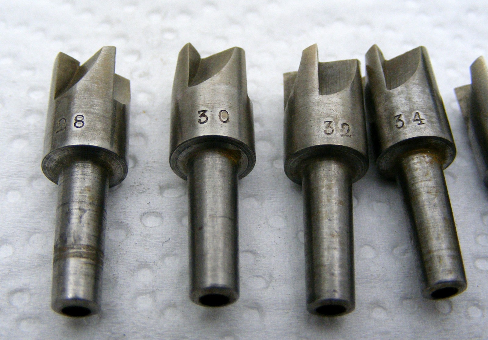 Vintage Pivot cutter set of 7 pieces,4.5 shank watchmaker Lorch/ Boley lathe