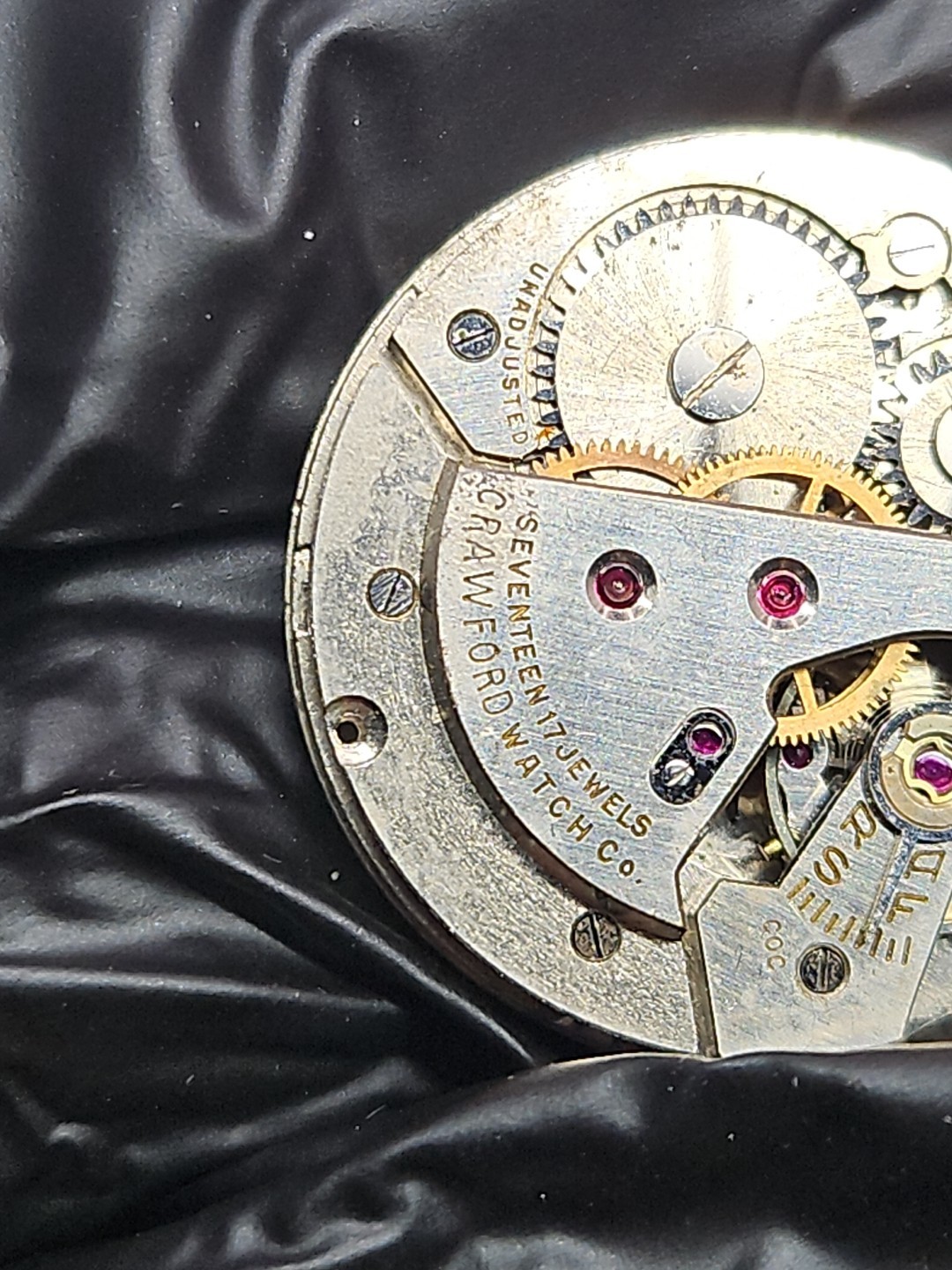 Kingston Crawford 17j Watch Movement Parts/Repair (R4)