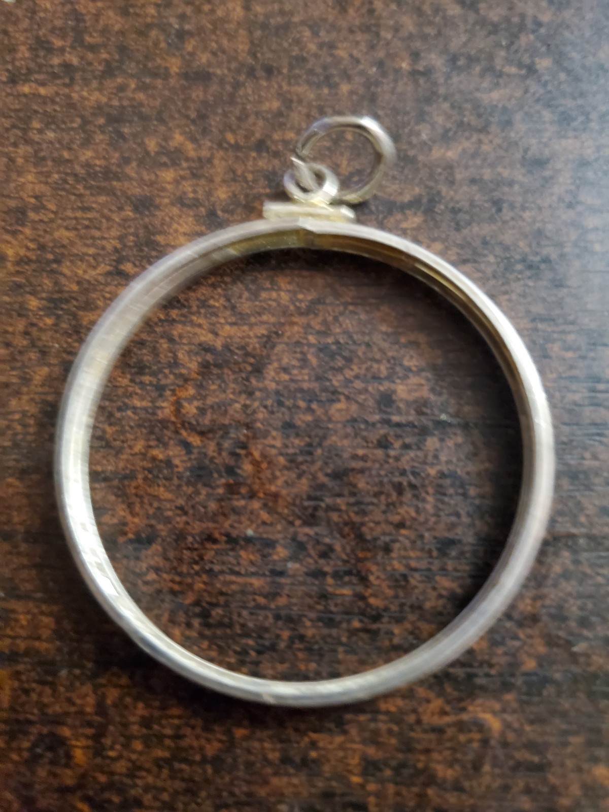 3g .925 38mm Sterling Silver Reeded Edge Bezel for Silver Dollar Coins