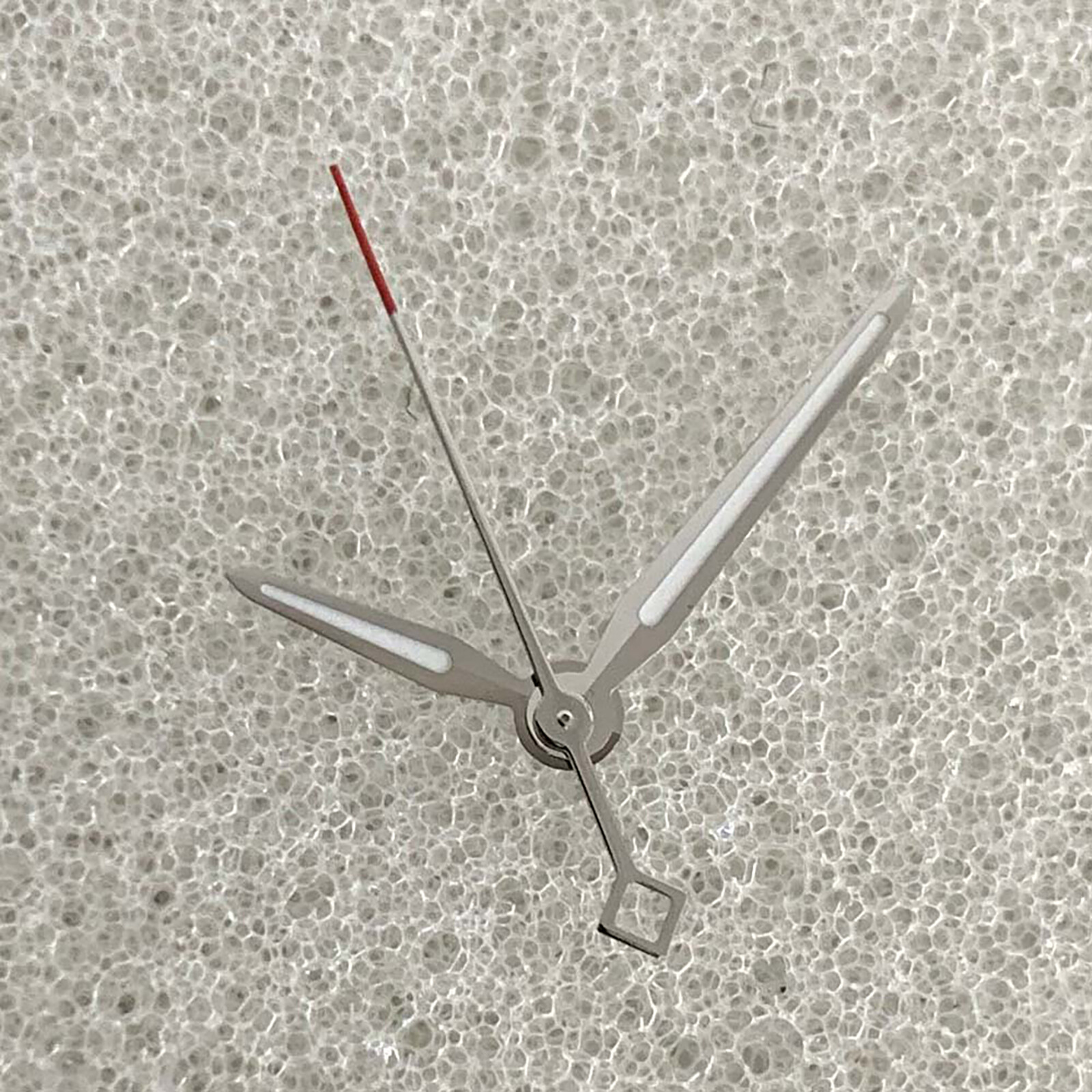 Green Luminous Watch Hands Red-Silver Watch Hands for NH35/NH36/4R/7S Movement