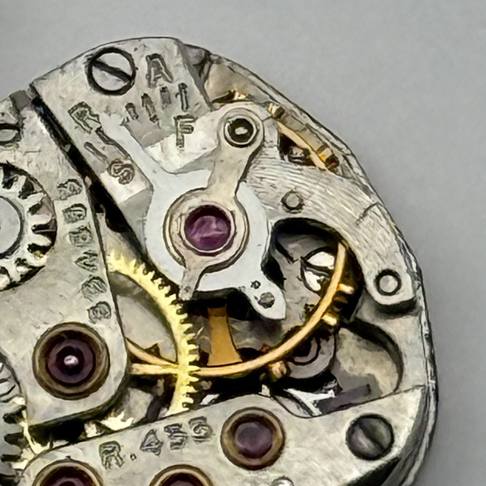 Cyma R433 Watch Movement Tavannes 17Jewels Swiss Manual Wind Parts Repair 11.3mm