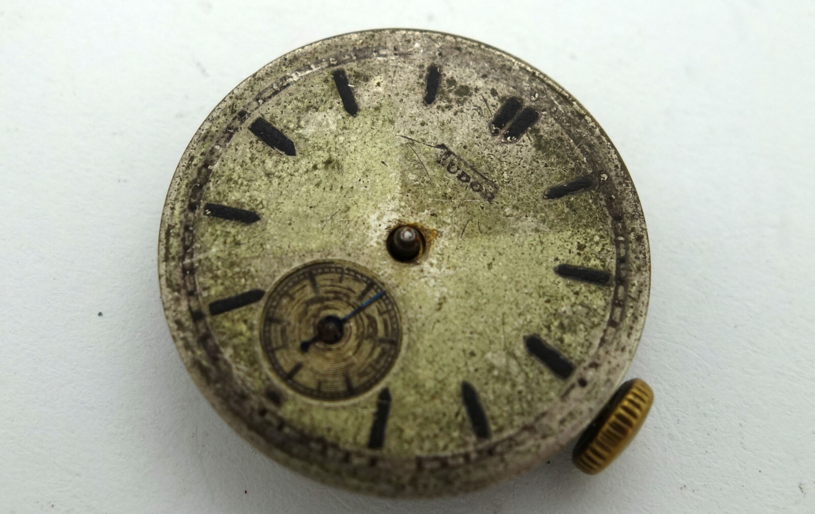 Tudor made by Rolex early gents watch movement and dial