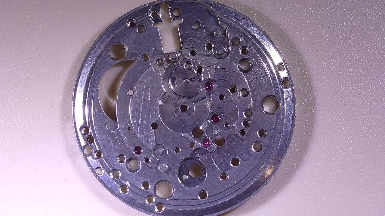 Ancienne Platine De Mouvement Montre Incomplete Cal. AS 1700-001