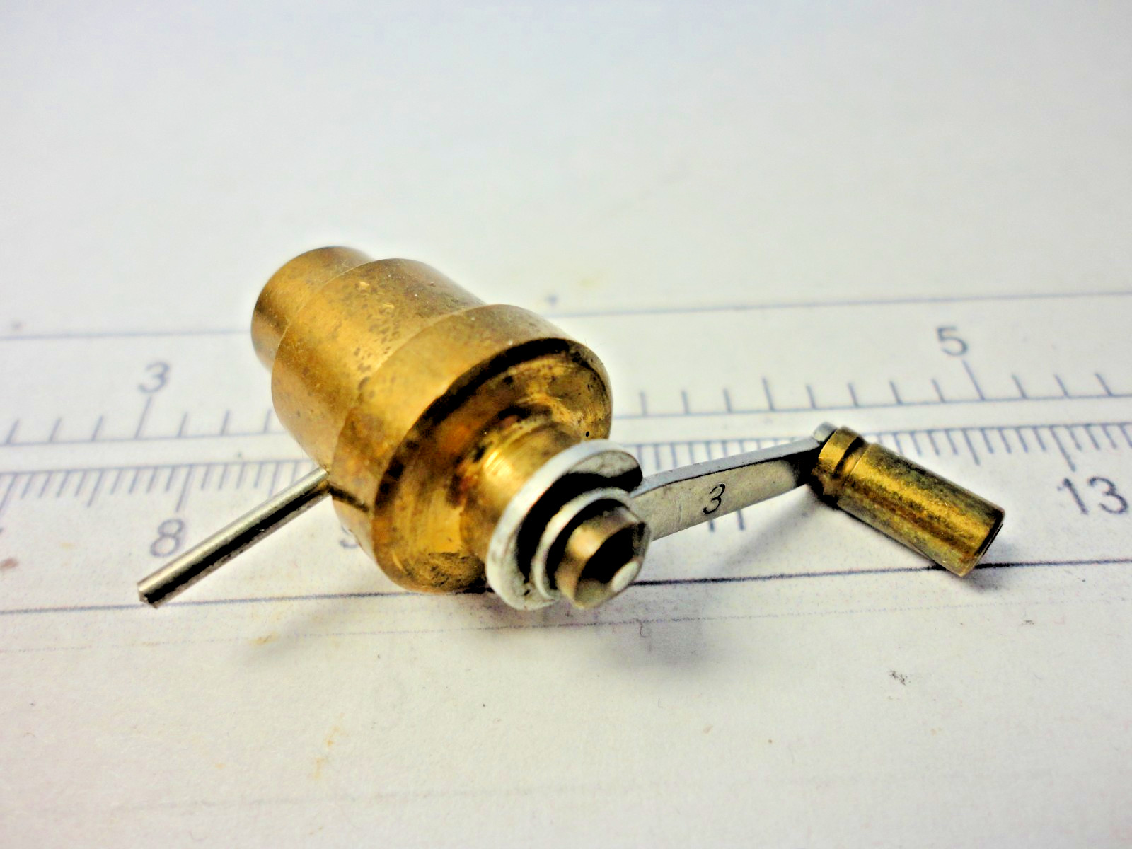 Watchmakers Mainspring Winder Drum & Arbor #3, Swiss
