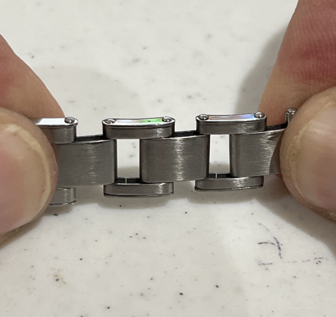 Rolex 3 Links Riveted Stretch Working Perfectly Vintage Authentic Original