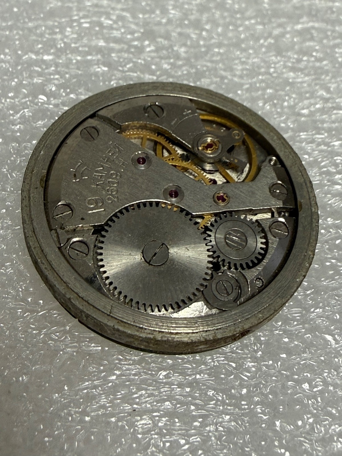 Watch movement USSR Raketa Cal.2609.H plus Dial.For parts.