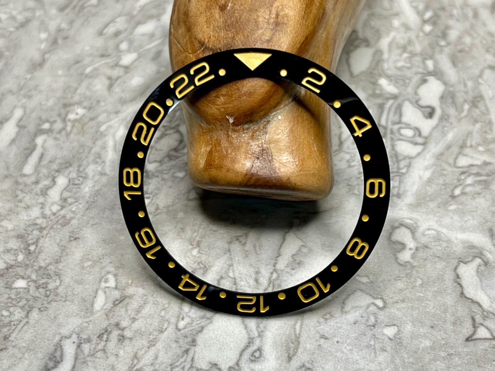 GMT Ceramic Bezel Insert fits Seiko SKX007/009/SRPD Watches MOD 38MM –US Seller