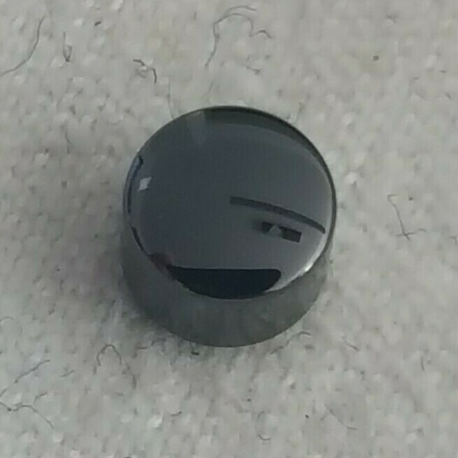 RADO Water Resistant Black Ceramic Cap Crown Part Number 48-112
