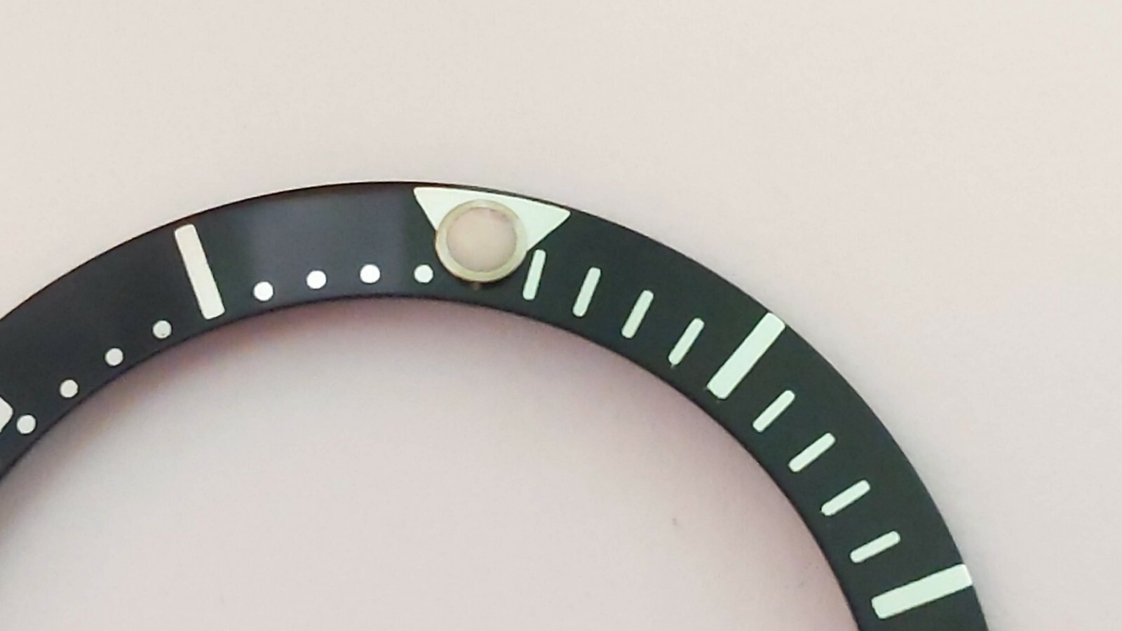 For Omega Bezel Insert 33mm diameter Mid-size Seamaster/Speedmaster Black/Silver
