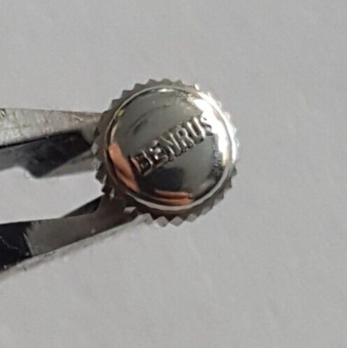 Benrus Water Resistant Steel Crown