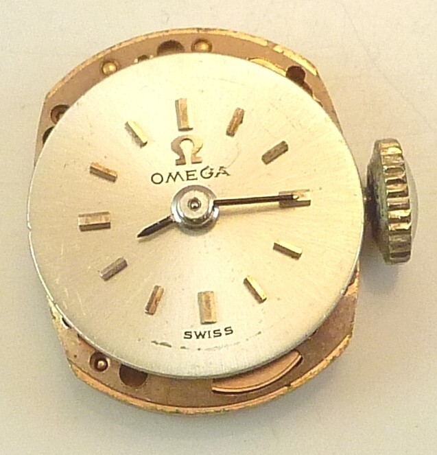 Omega 484 Mechanical – Complete Running Movement – Sold 4 Parts / Repair wd