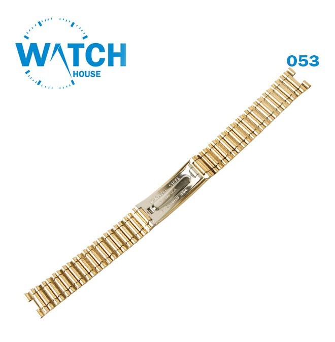 Swiss Tissot Metal Band bracelete stainless steel gold, BW: 13mm, LW: 5.06mm