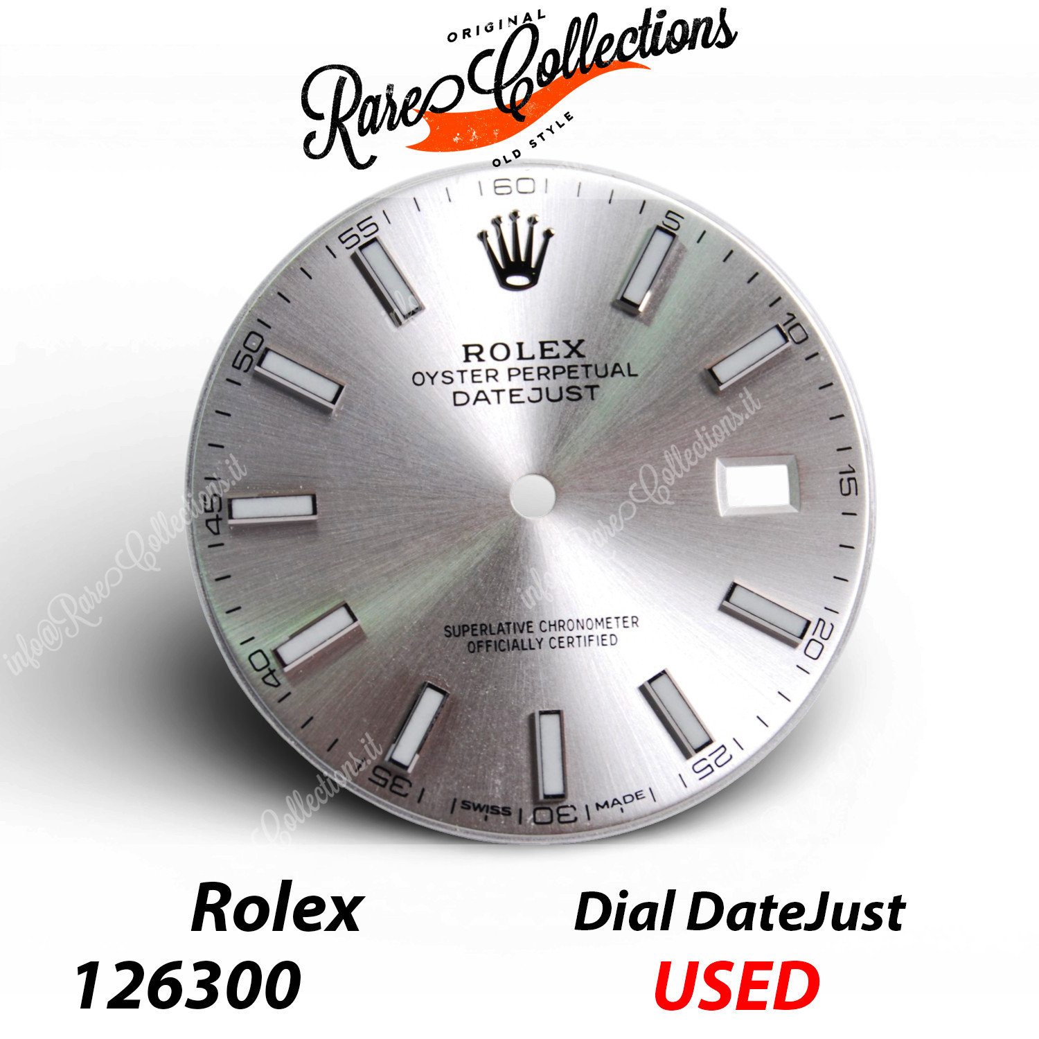 Rolex Dial 126300 USED Silver Datejust
