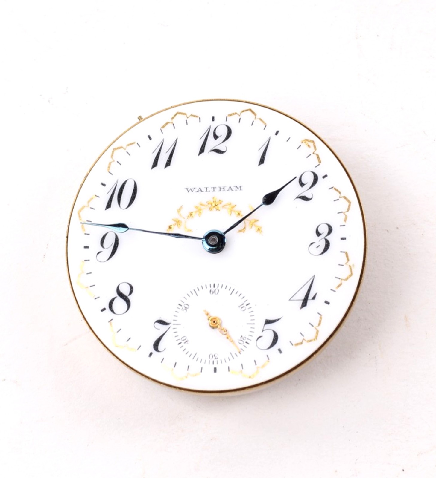 Waltham WM.Ellery Pocket Watch Movement 11 Jewel 18 Size-GS-186