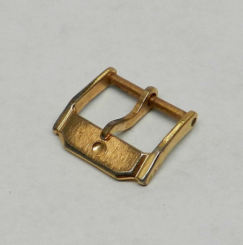Authentic 14MM Movado Gold Buckle Clasp Fits All 14 mm Leather, Lizard Straps