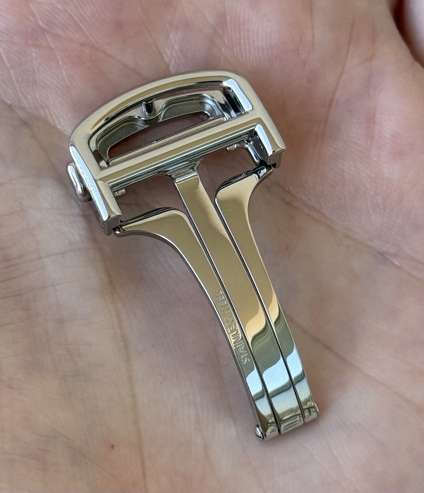 Cartier Santos 18mm Stainless Steel Deployment Buckle Watch Clasp Authentic OEM