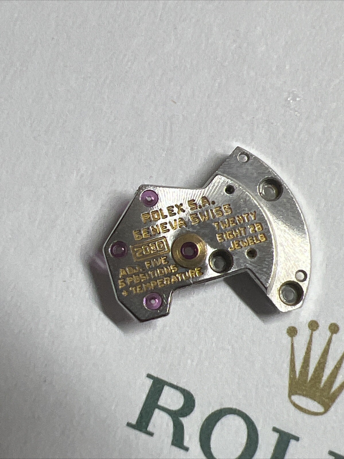 GENUINE Rolex 2030 4471 Automatic Device Upper Bridge Perfect