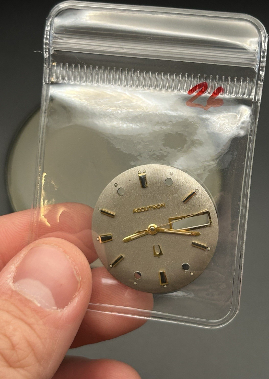 Accutron dial and hands set