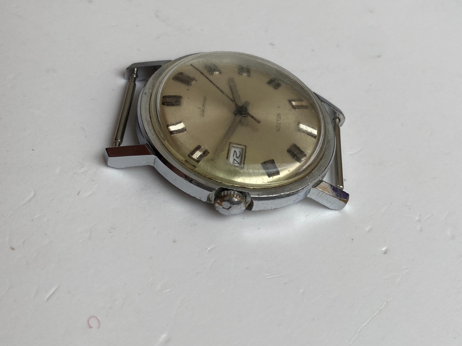 VINTAGE MEN WRIST WATCH SALE FOR PARTS TIMEX KELTON 1973 GREAT BRITAIN