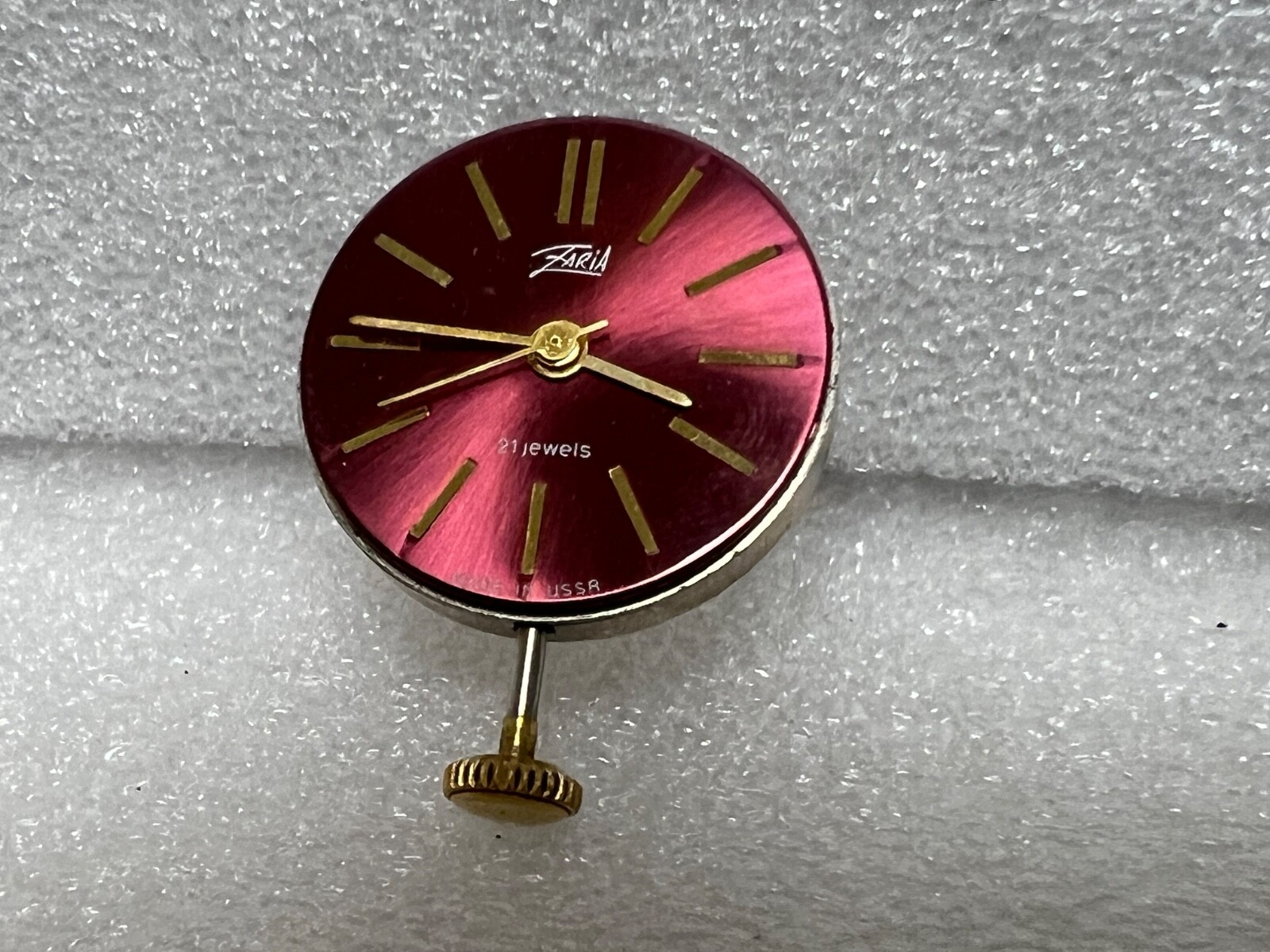 Watch movement USSR ZARJA Cal.2009b plus Dial. Working , for parts
