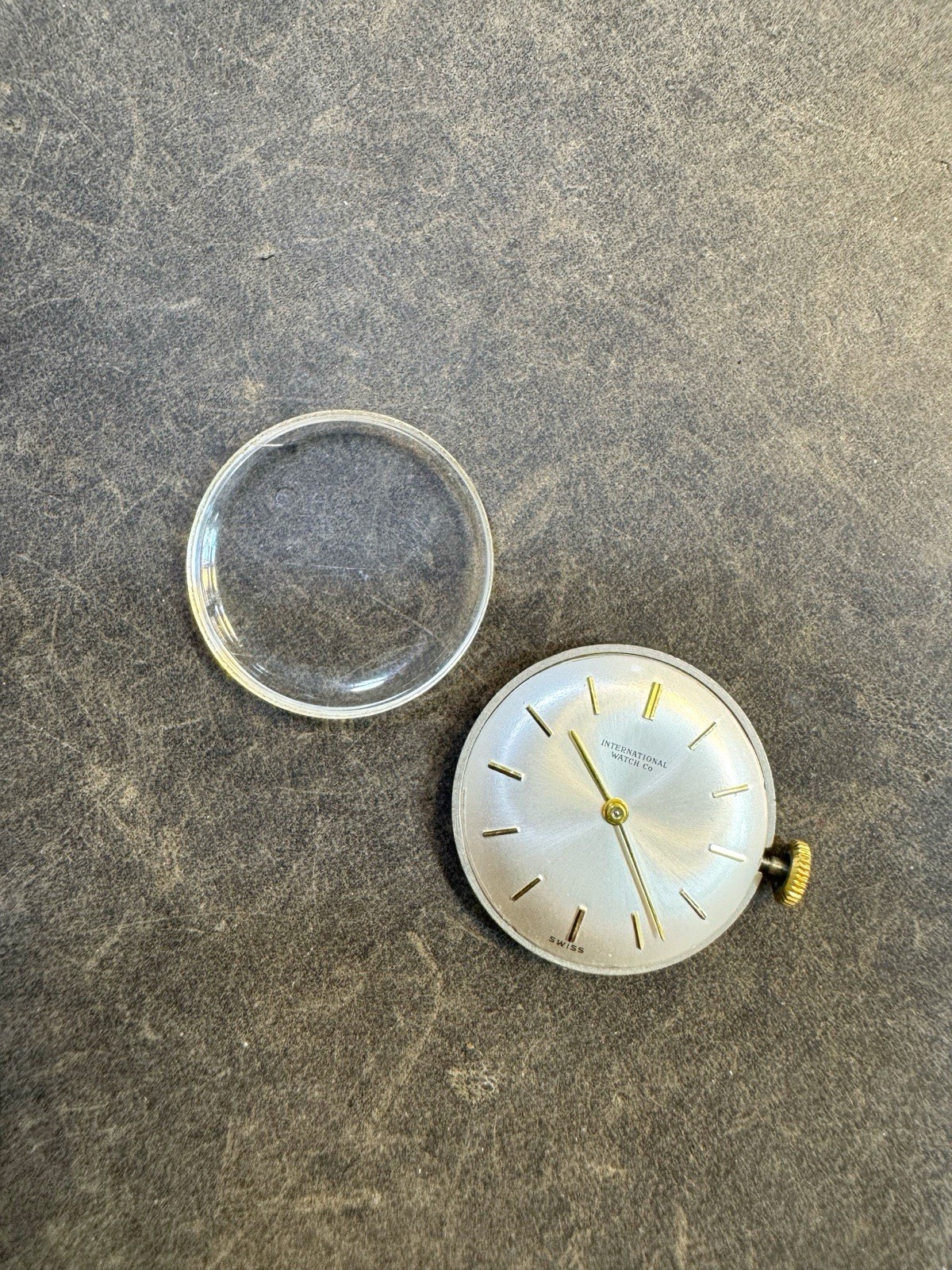 Vintage IWC International Watch Company Cal C.41 Wrist Watch Movement Parts