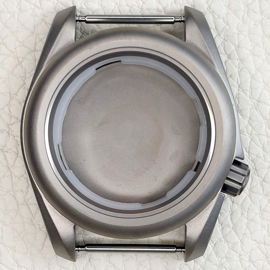 Prevent Allergy Titanium 40mm Sapphire Glass Field Mod Watch Case Fit ETA 2824