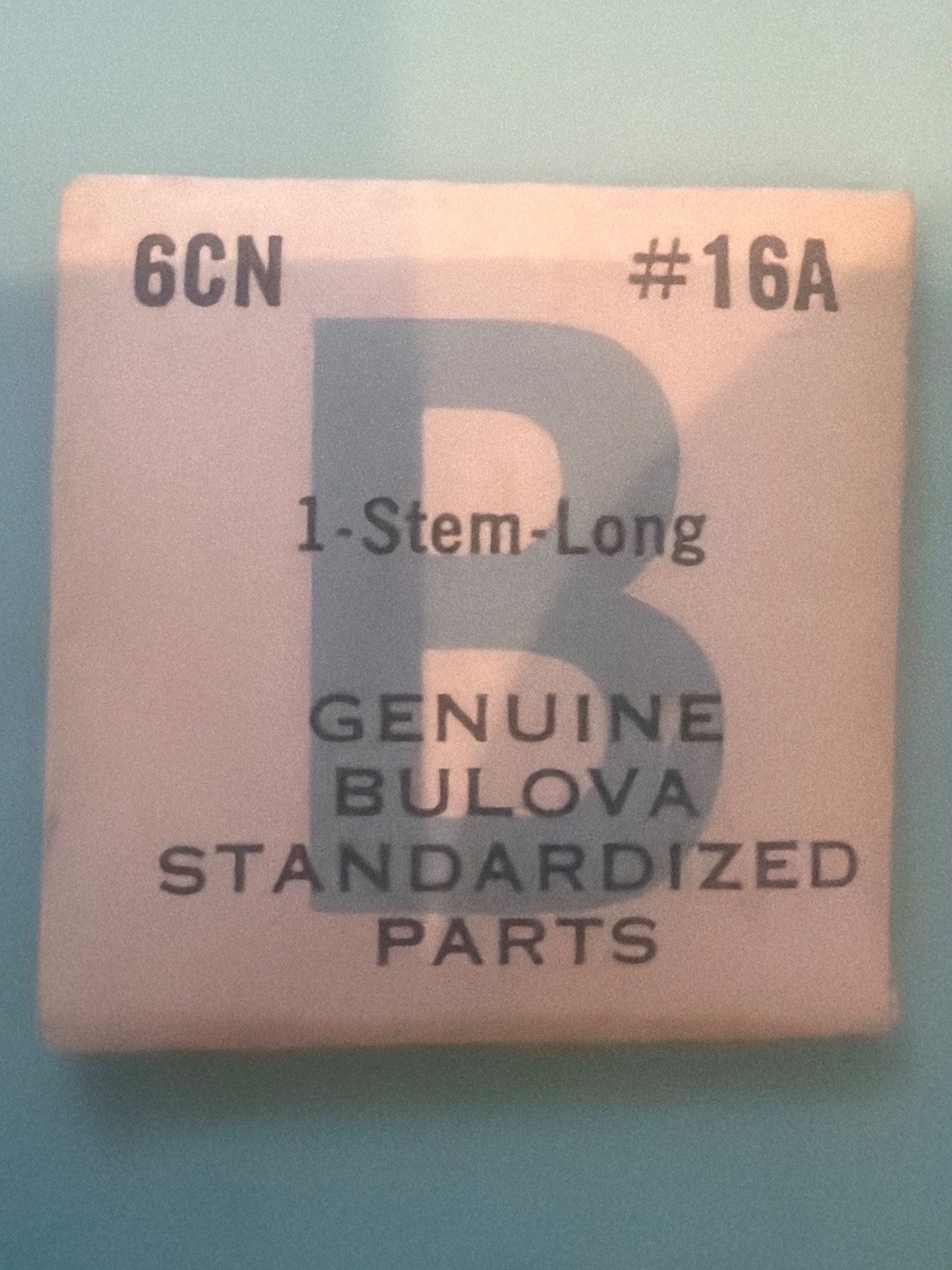 Bulova #16A #16B #16C # 16W – Winding Stem Various Calibers Factory Sealed – NOS