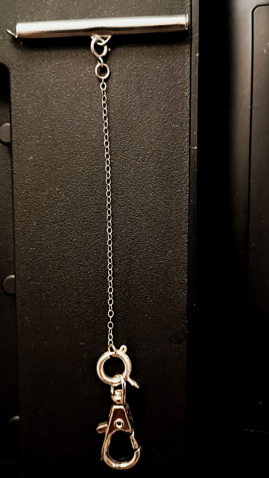 Solid 14k White Gold Chain – Pocket Watch Toggle Clasp
