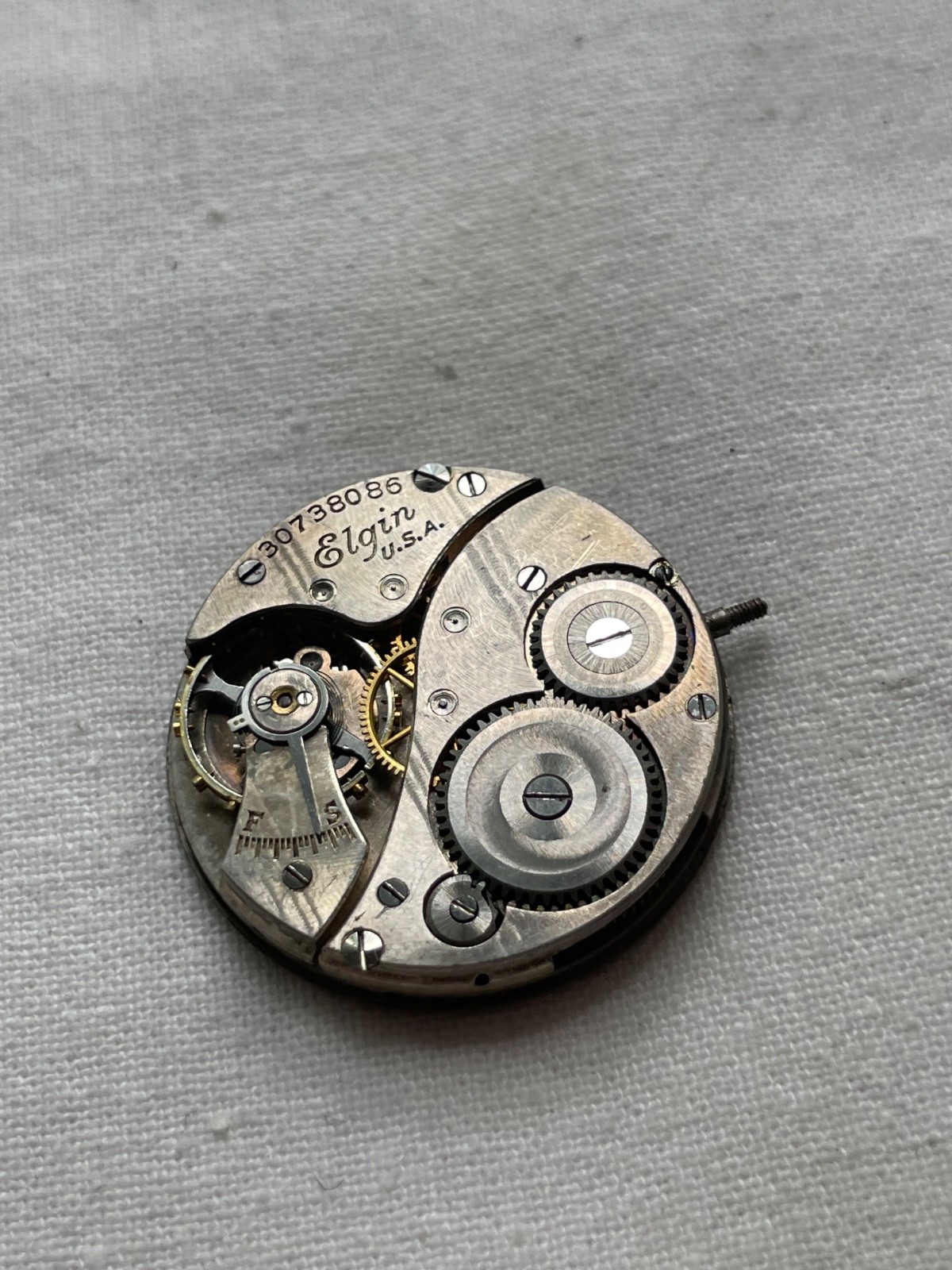 Elgin 6/0s grade 430 – movement for watch AS IS, good balance, lot2007