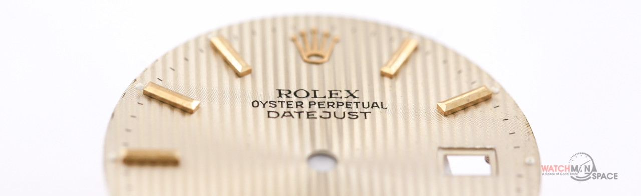 Vintage Men’s Rolex Datejust QS 36mm 16233 16013 Silver Tapestry Dial 2T #L22