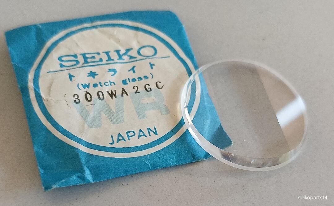 GENUINE SEIKO 5 6319-7000 6106-7720 DX AUTOMATIC FACETED CRYSTAL GLASS