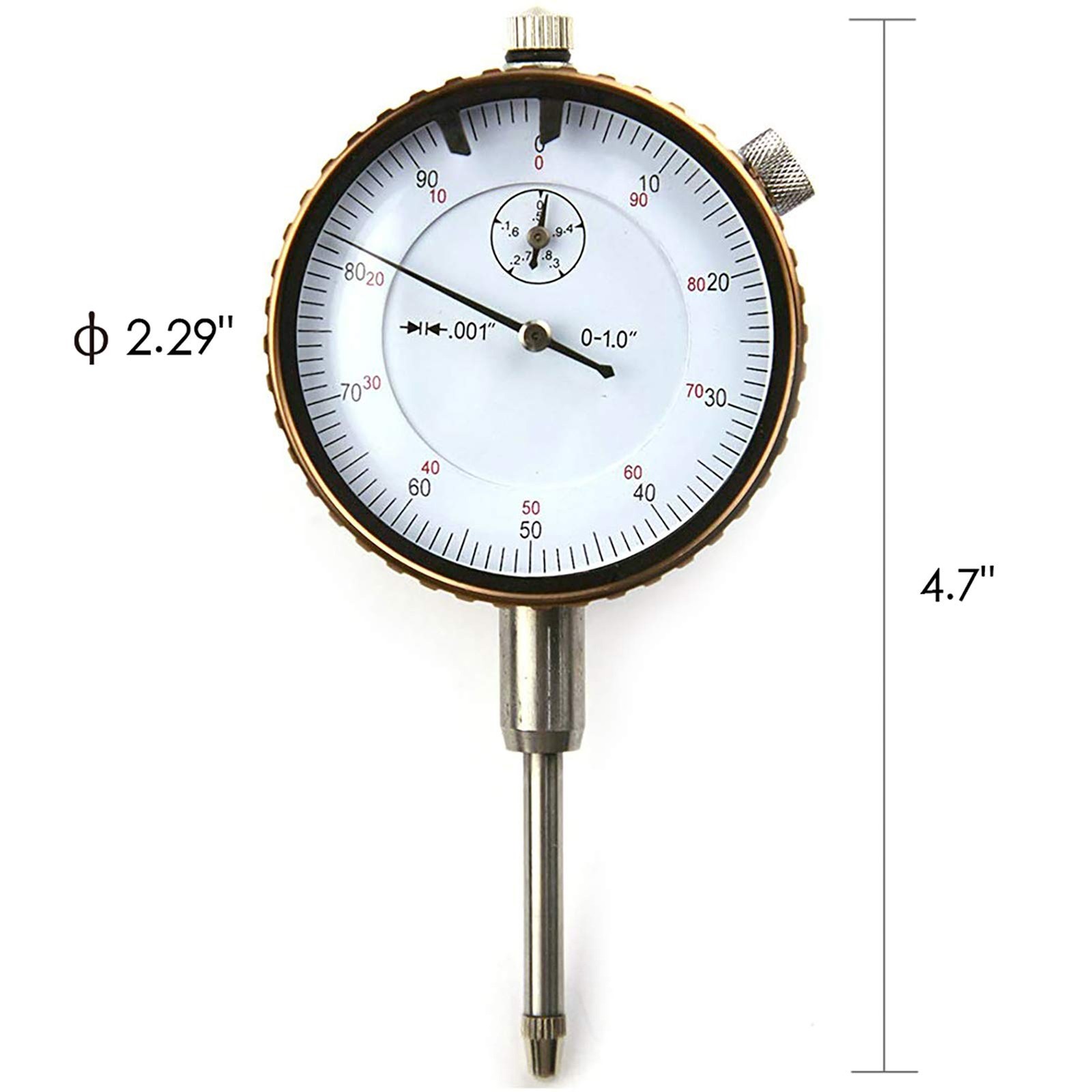 Nortools Dial Indicator 0-1″ AGD SPEC 0.001″ with onesize,