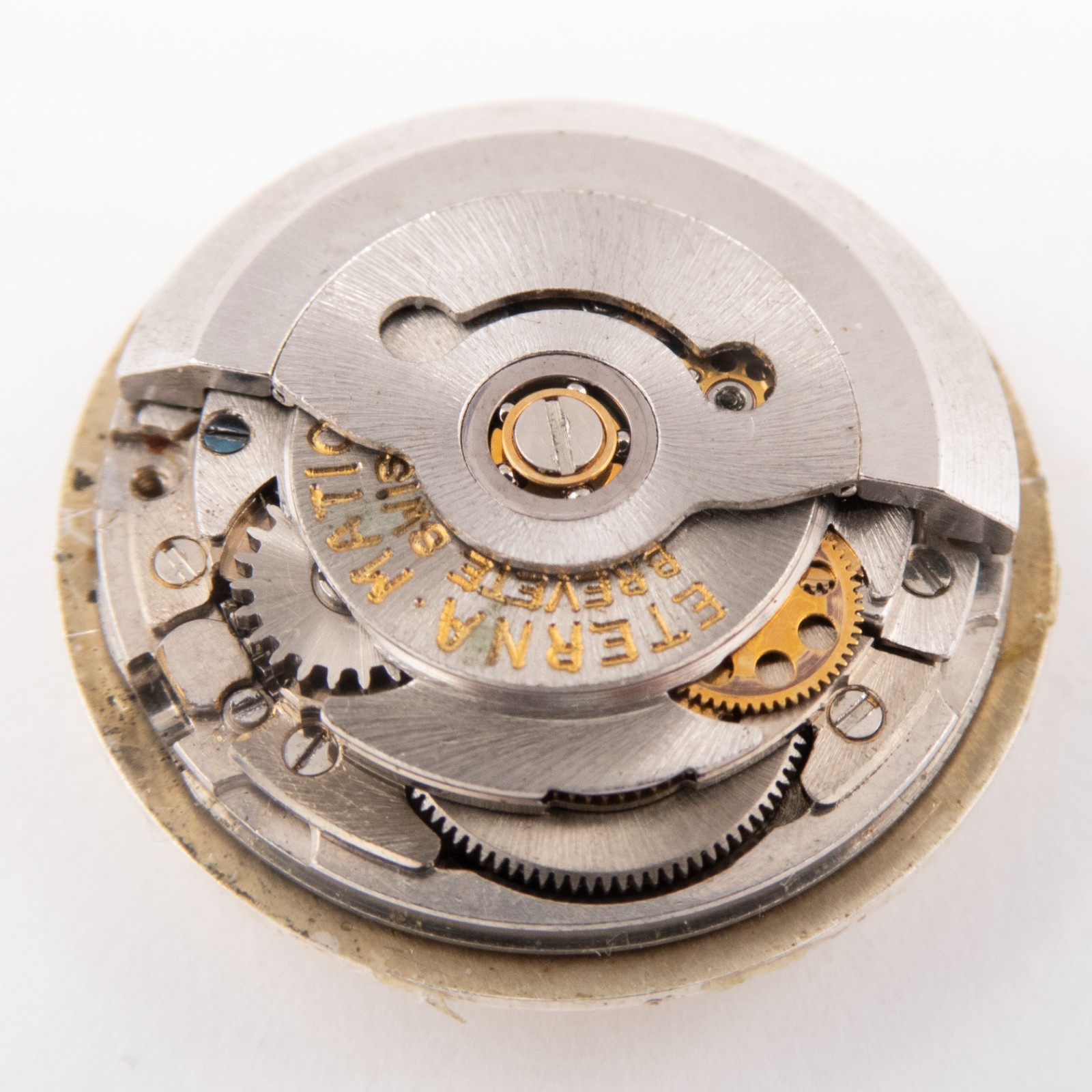 Vintage Eterna-Matic Caliber 1446U Automatic Wristwatch Movement, Runs