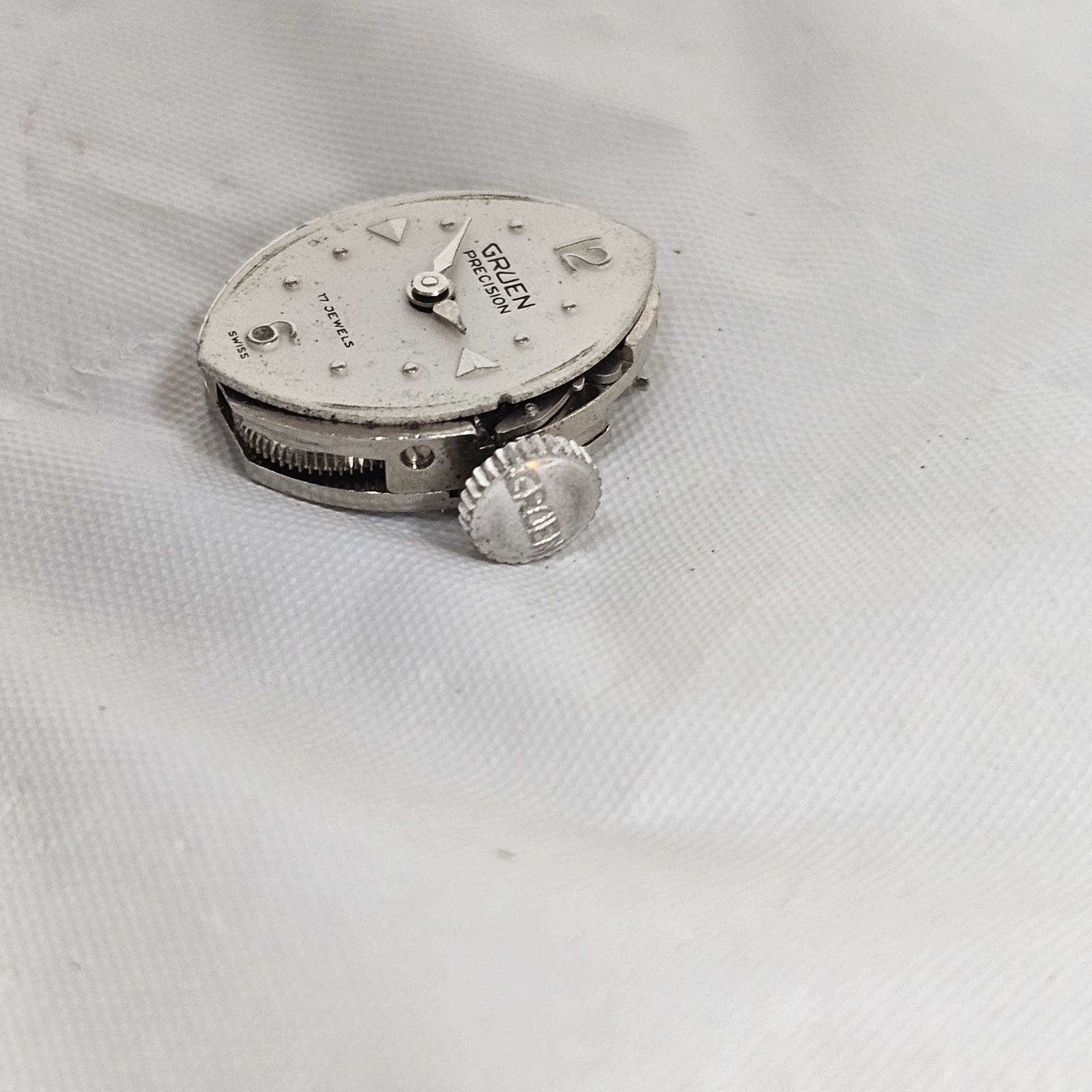 Vintage Gruen Cal 294R 17-Jewel Mechanical Wind-up Movement Swiss Runs